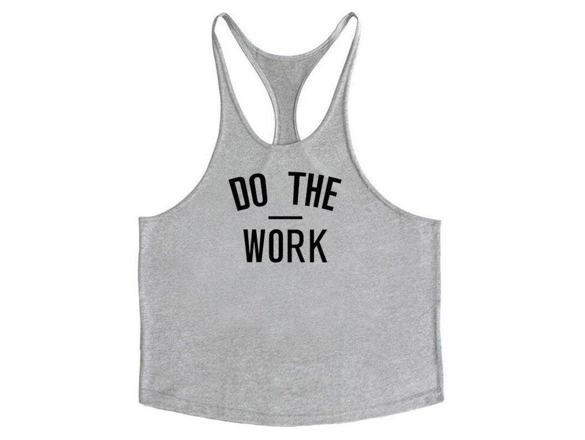 Bodybuilding Mens Gym Tank Tops Cotton Stringer Tops