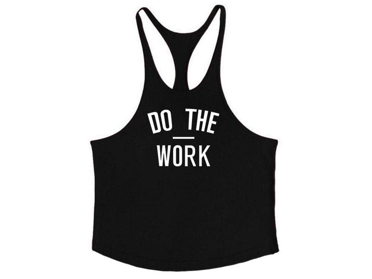 Bodybuilding Mens Gym Tank Tops Cotton Stringer Tops
