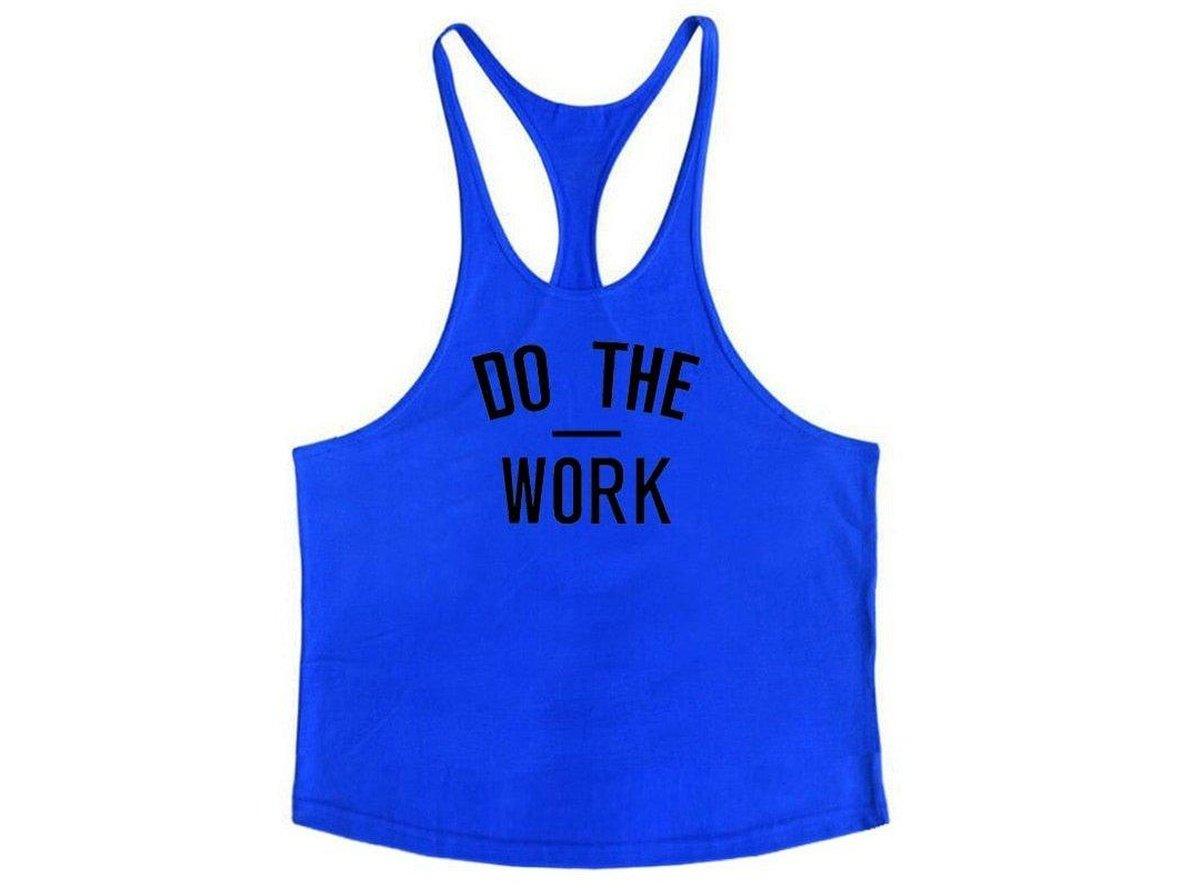 Bodybuilding Mens Gym Tank Tops Cotton Stringer Tops