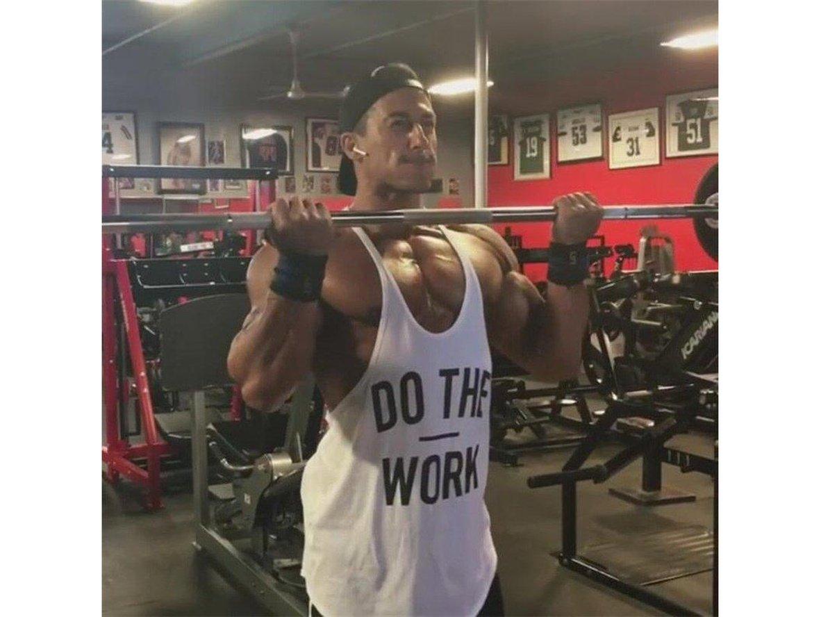 Bodybuilding Mens Gym Tank Tops Cotton Stringer Tops