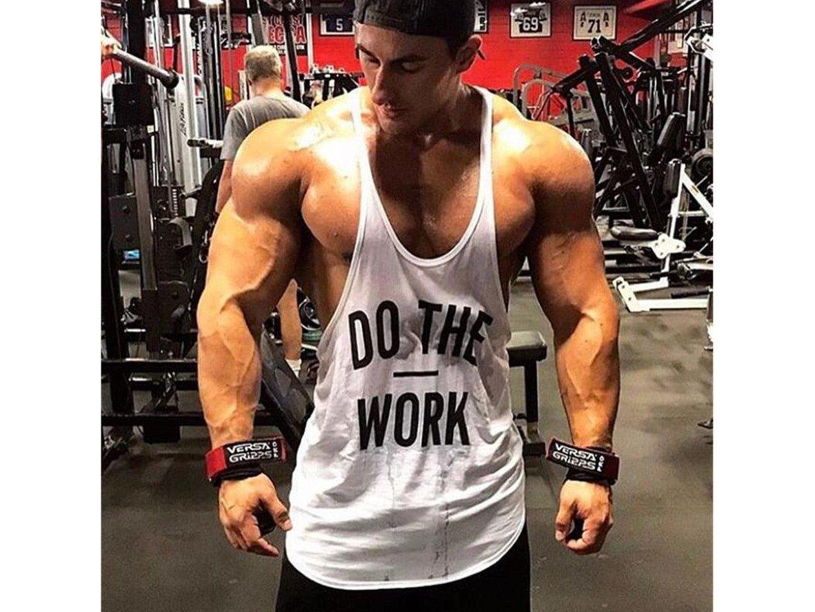 Bodybuilding Mens Gym Tank Tops Cotton Stringer Tops