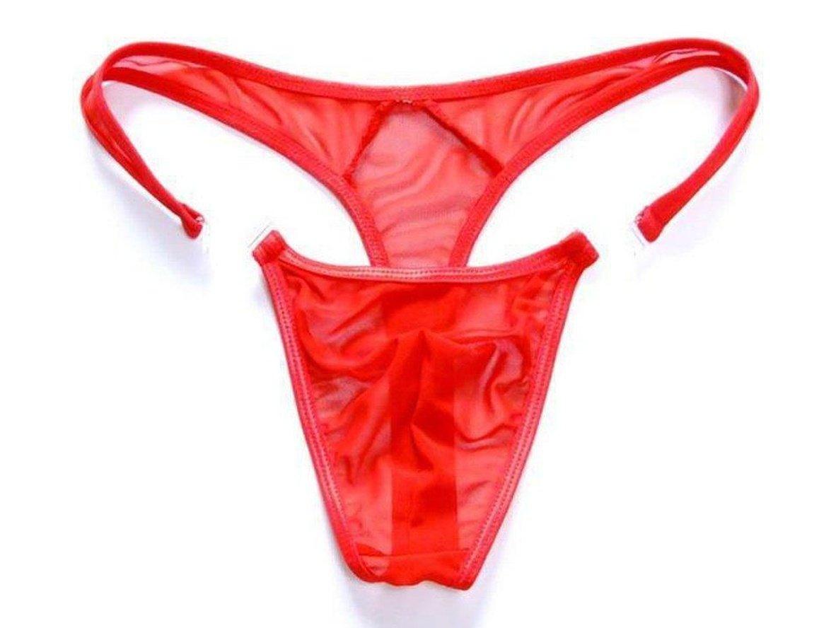 Easy Snap – BRAVE PERSON Transparent Gay Thong