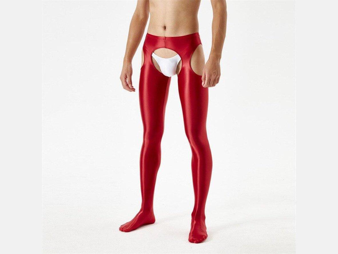Gay Bodystockings | Glossy Open Crotch Lingerie