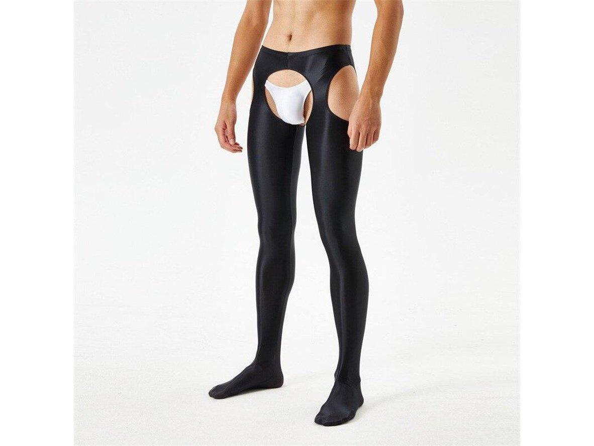 Gay Bodystockings | Glossy Open Crotch Lingerie