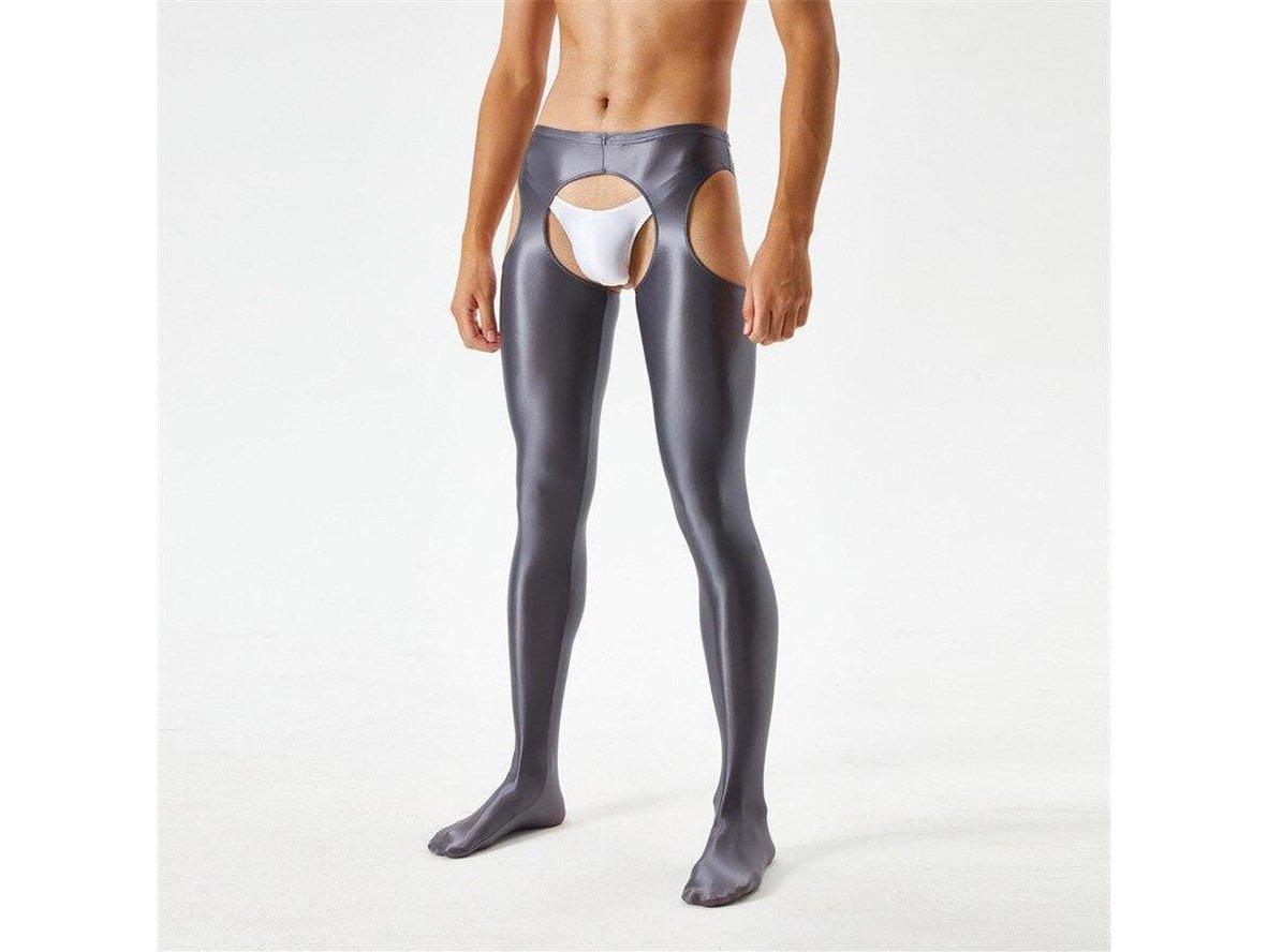 Gay Bodystockings | Glossy Open Crotch Lingerie