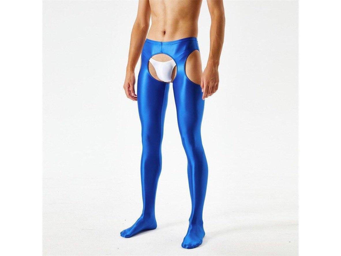 Gay Bodystockings | Glossy Open Crotch Lingerie
