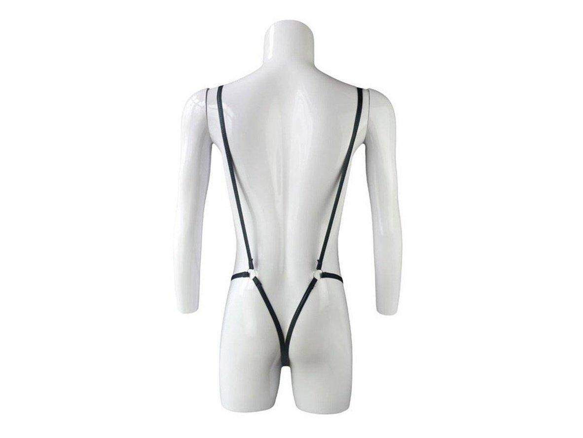 Gay Bodysuits | CIOKICX Faux Leather Bodysuit