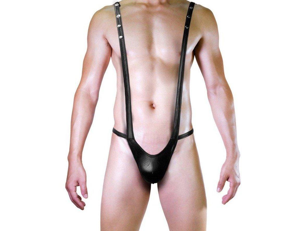 Gay Bodysuits | CIOKICX Faux Leather Bodysuit