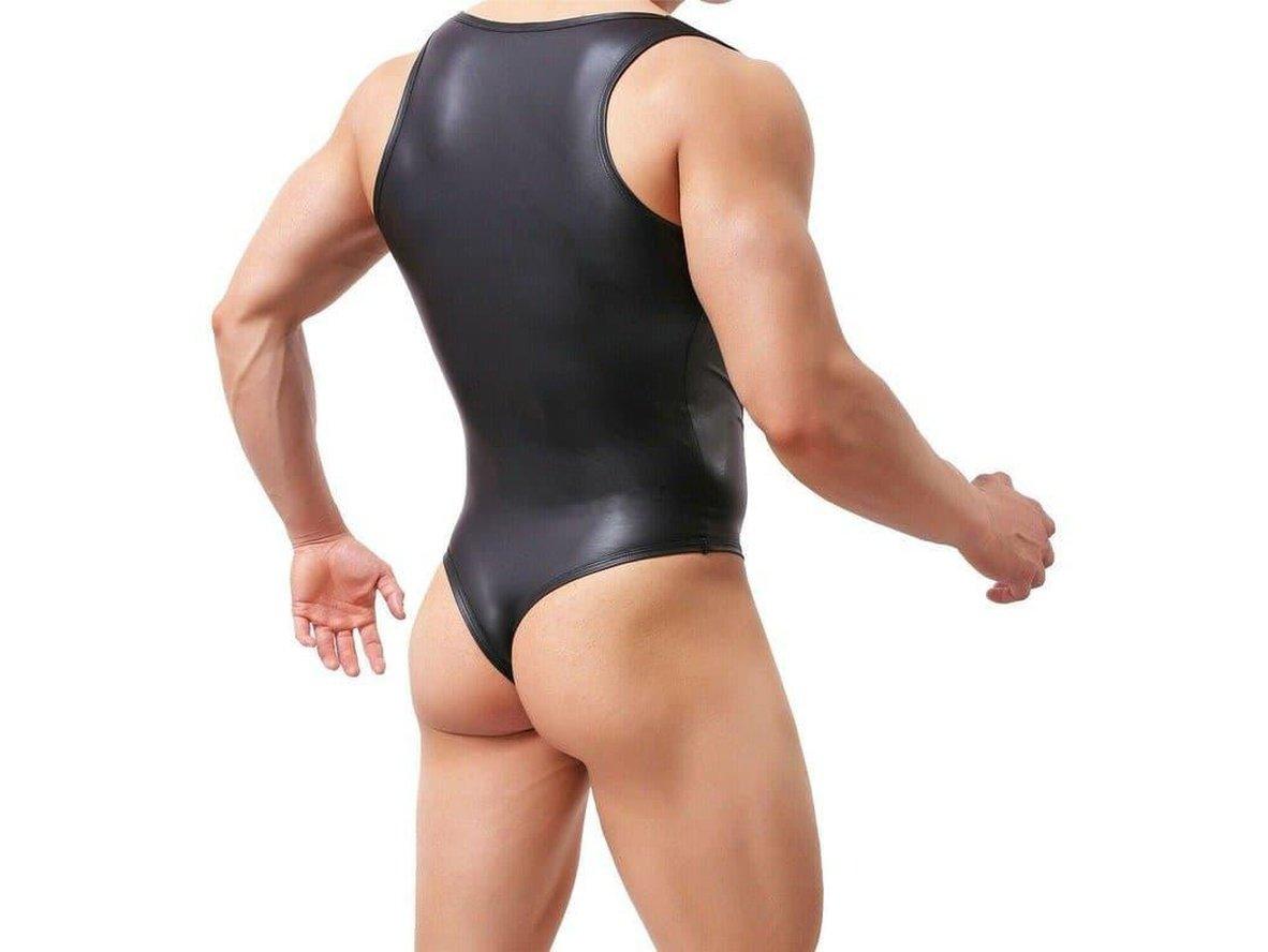 Gay Bodysuits | Daring Faux Leather Bodysuits