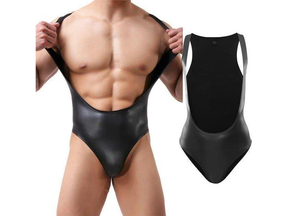 Gay Bodysuits | Daring Faux Leather Bodysuits