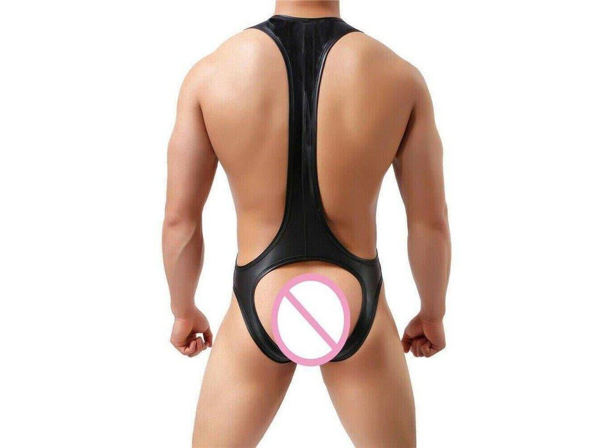 Gay Bodysuits | Daring Faux Leather Bodysuits