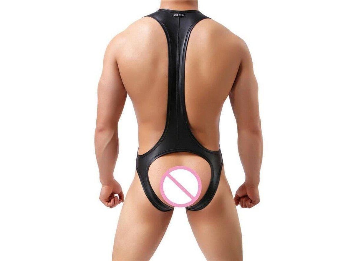 Gay Bodysuits | Daring Faux Leather Bodysuits