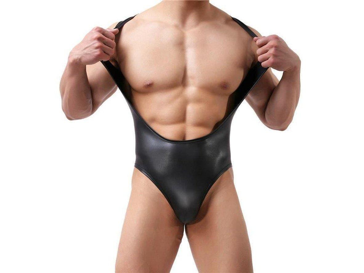Gay Bodysuits | Daring Faux Leather Bodysuits