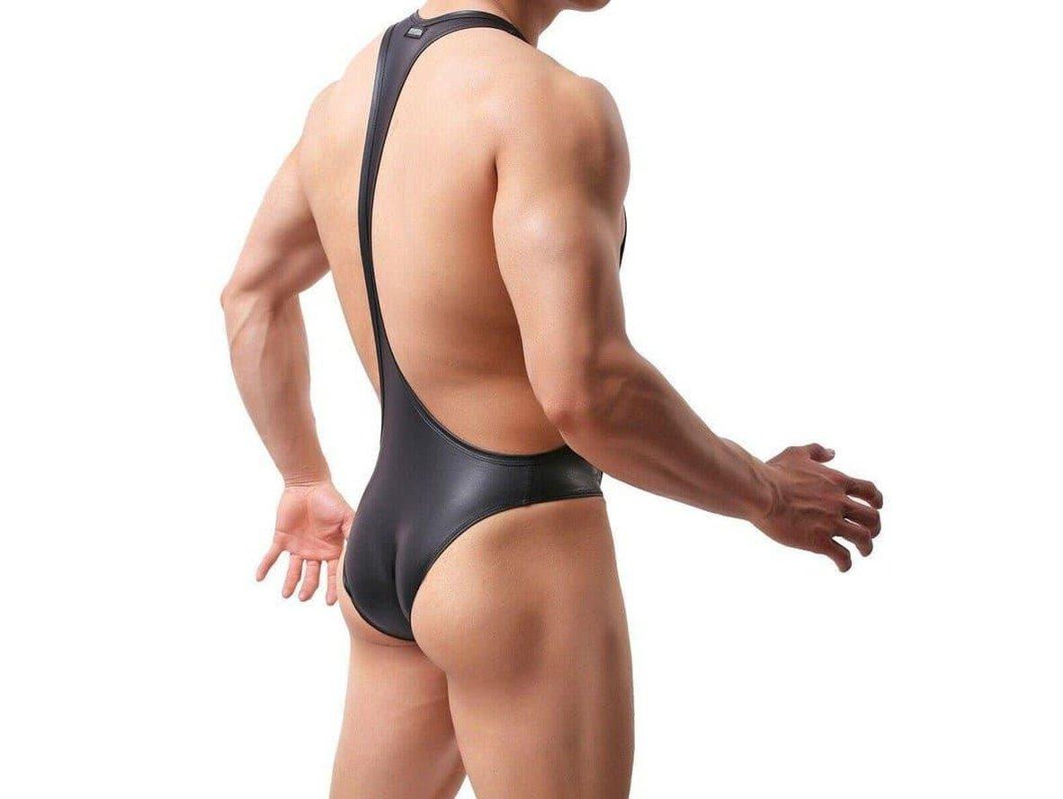 Gay Bodysuits | Daring Faux Leather Bodysuits