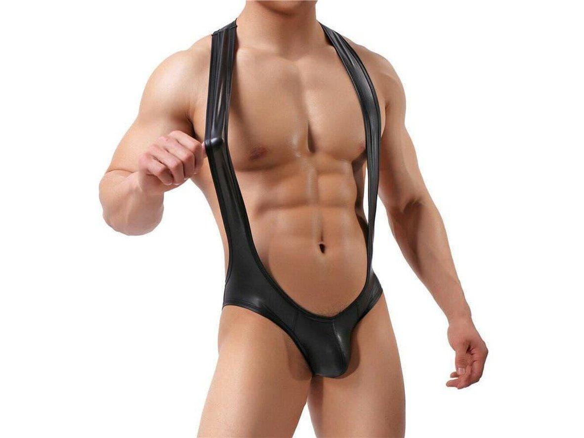 Gay Bodysuits | Daring Faux Leather Bodysuits