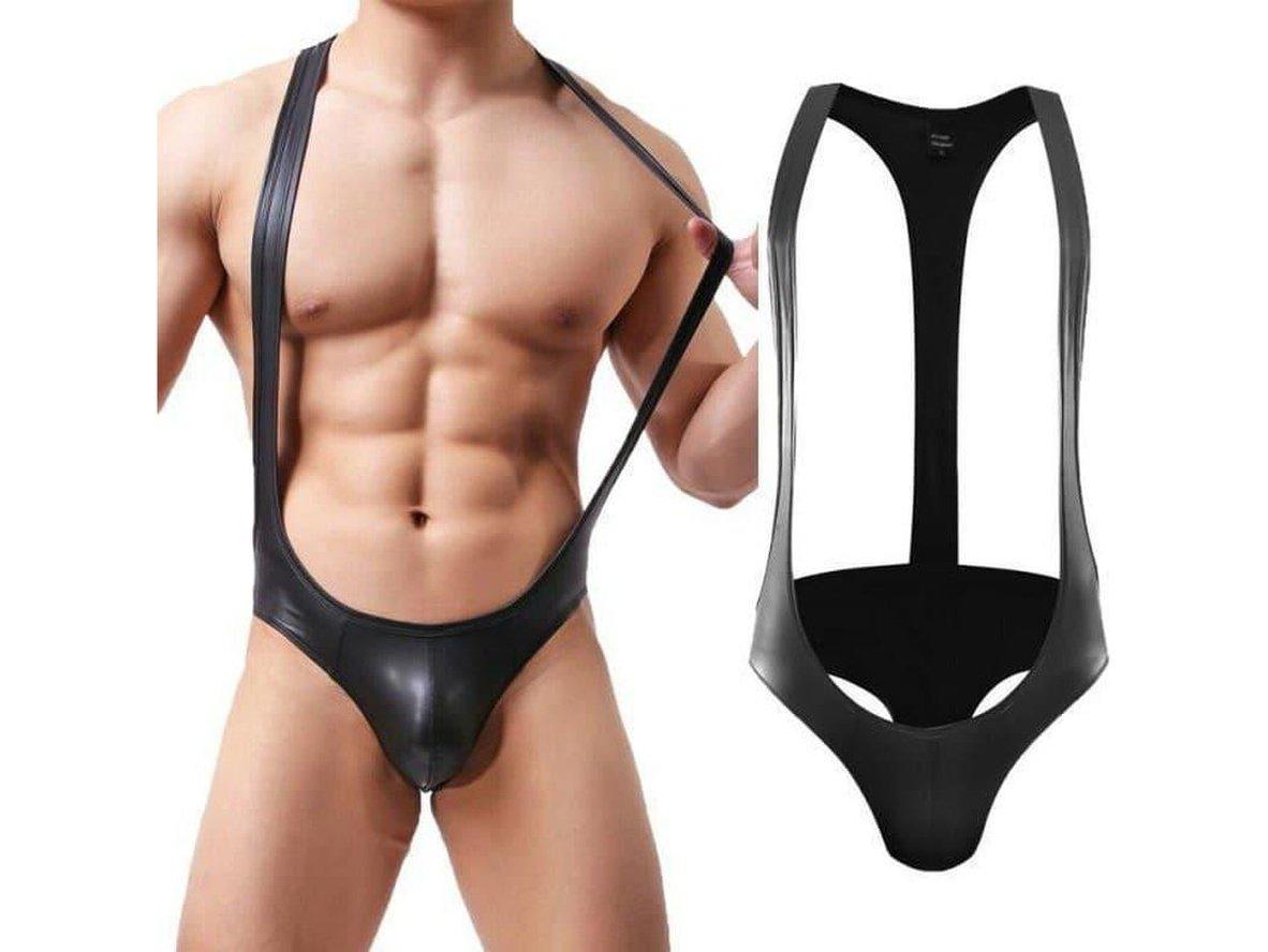 Gay Bodysuits | Daring Faux Leather Bodysuits