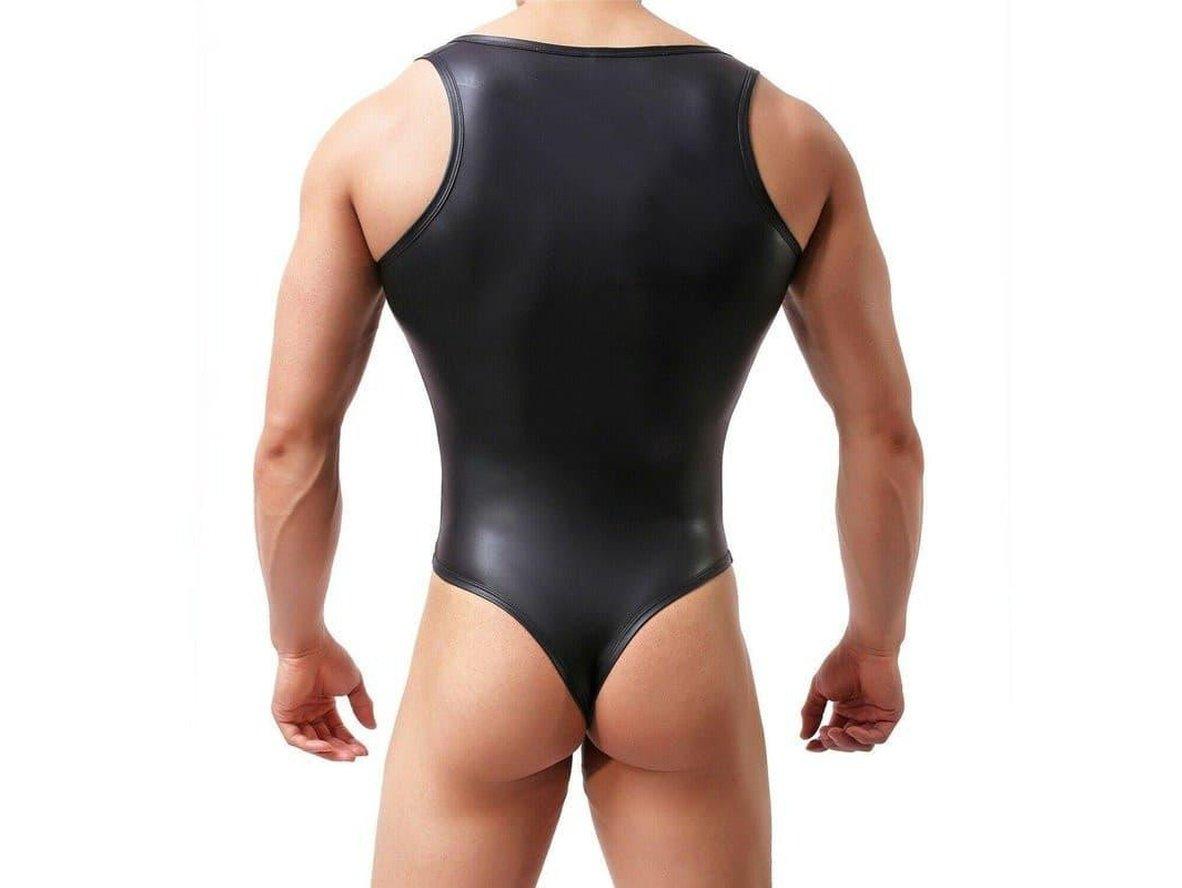 Gay Bodysuits | Daring Faux Leather Bodysuits