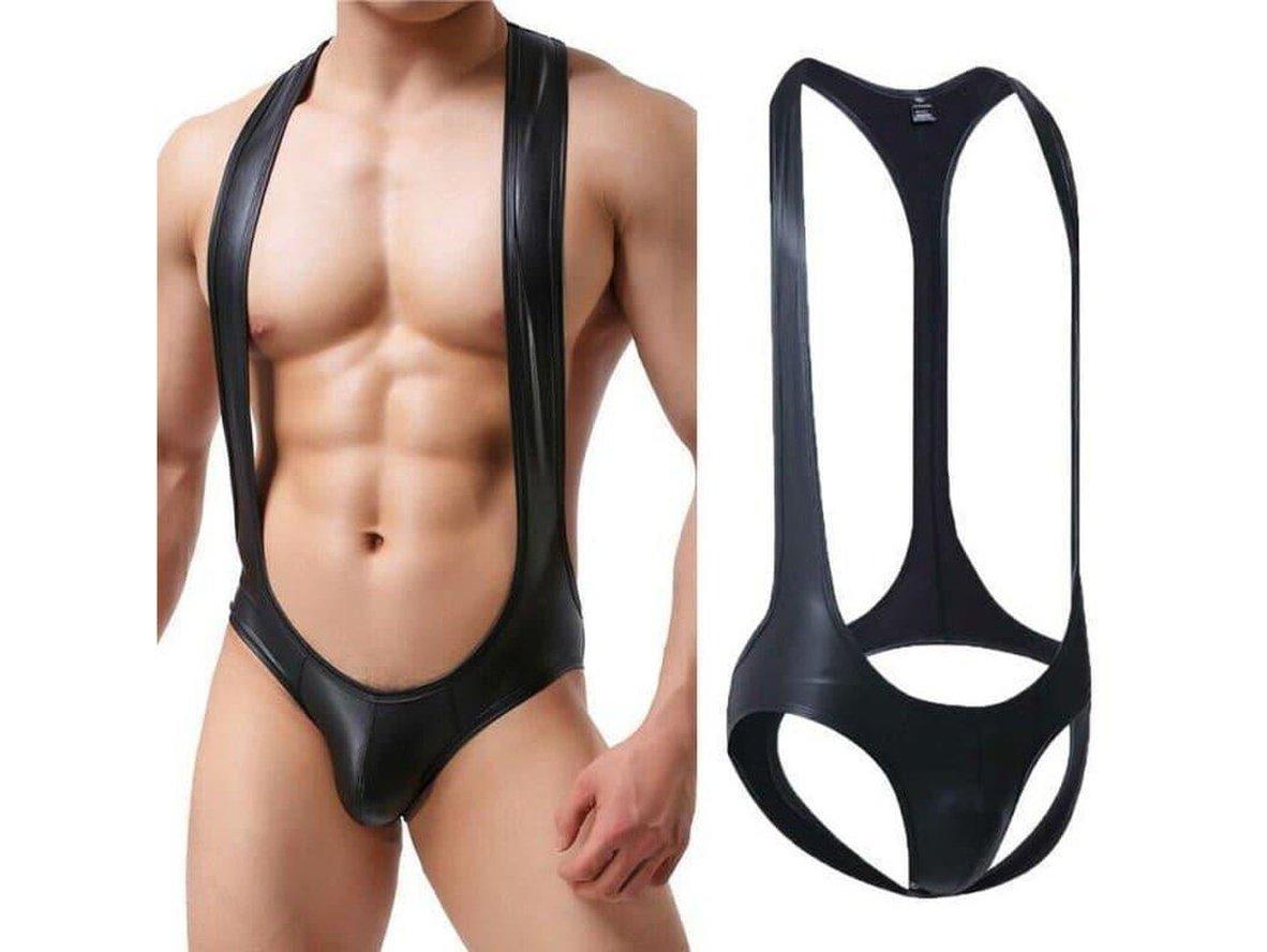 Gay Bodysuits | Daring Faux Leather Bodysuits