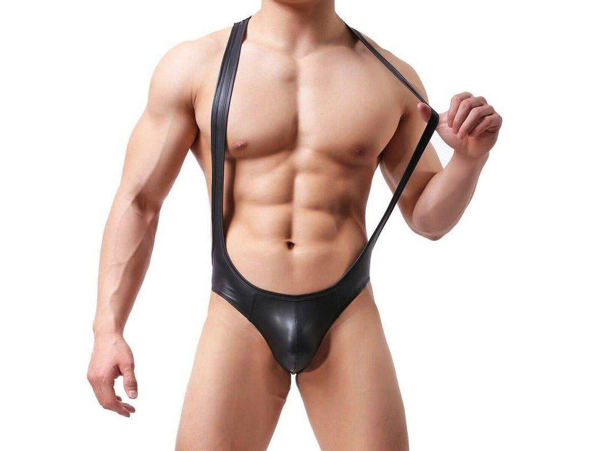 Gay Bodysuits | Daring Faux Leather Bodysuits