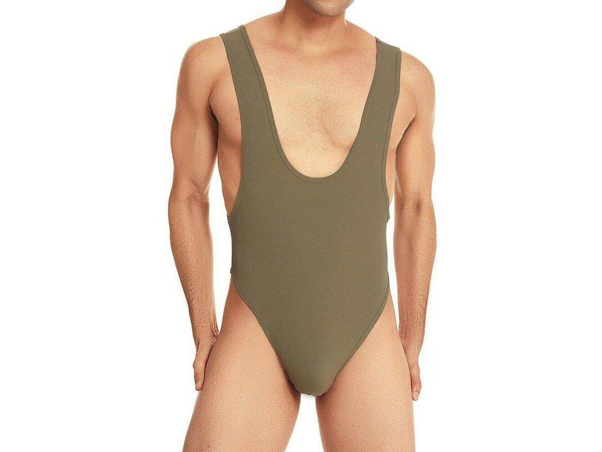 Gay Bodysuits | Sexy Backless Cheeky Leotard