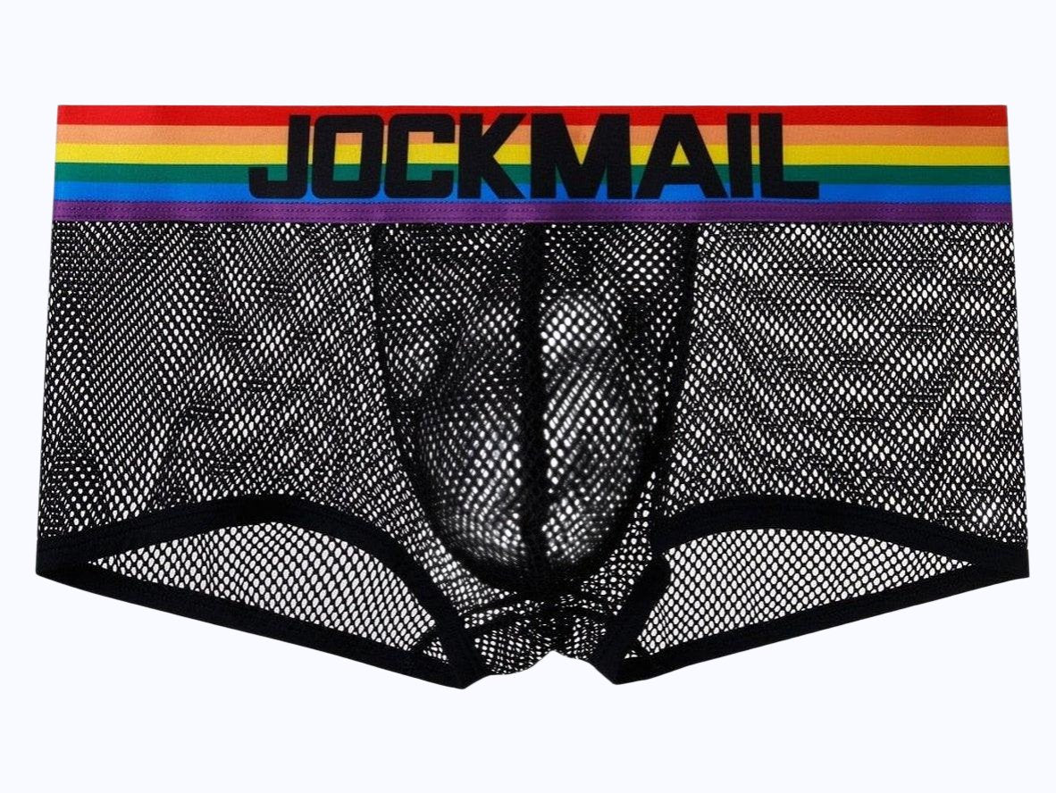 Gay Boxer Briefs | JOCKMAIL Pride Mesh Boxer Briefs