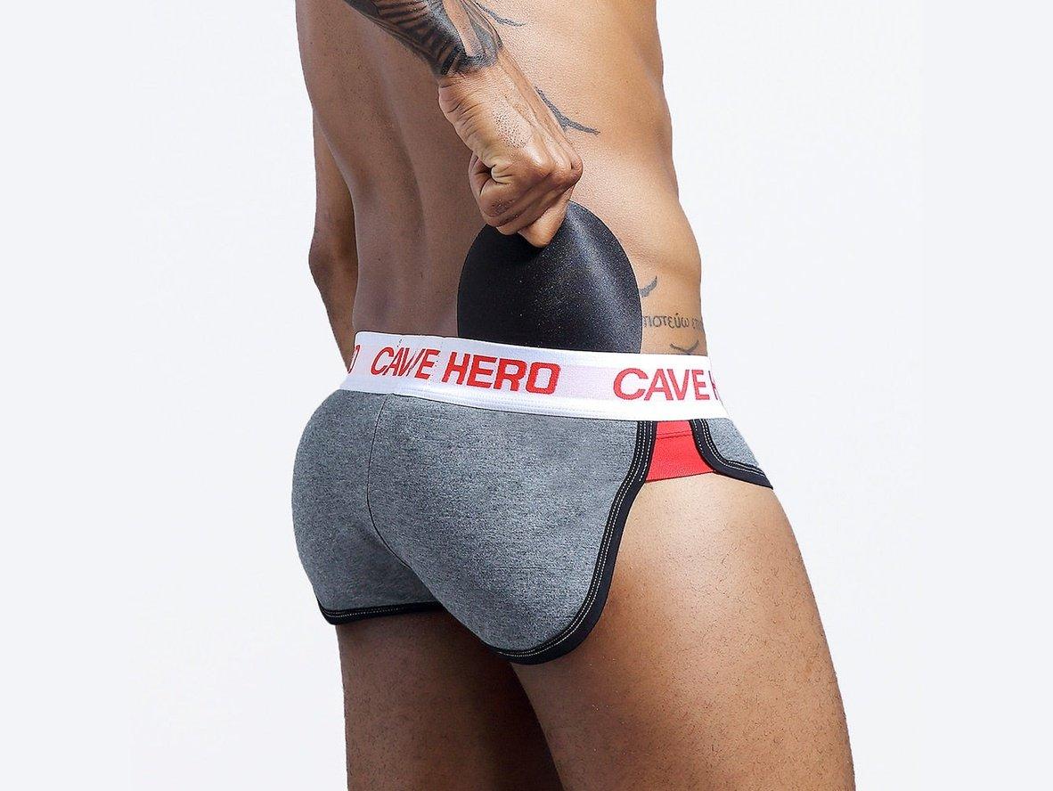 Gay Briefs | CAVE HERO Underwear Cotton Butt Lifter Padded Briefs