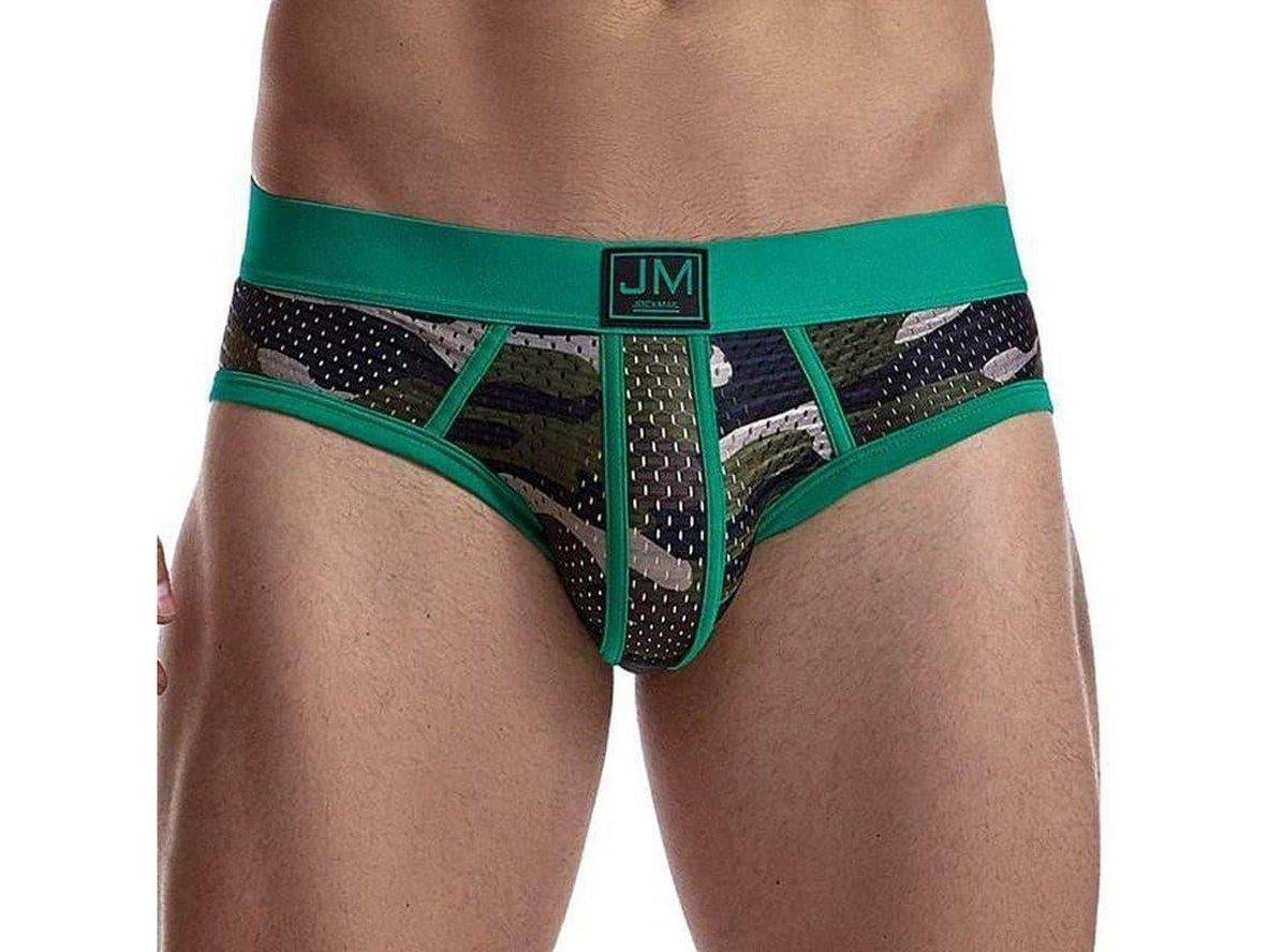 Gay Briefs | JOCKMAIL Underwear Camo Mesh Briefs