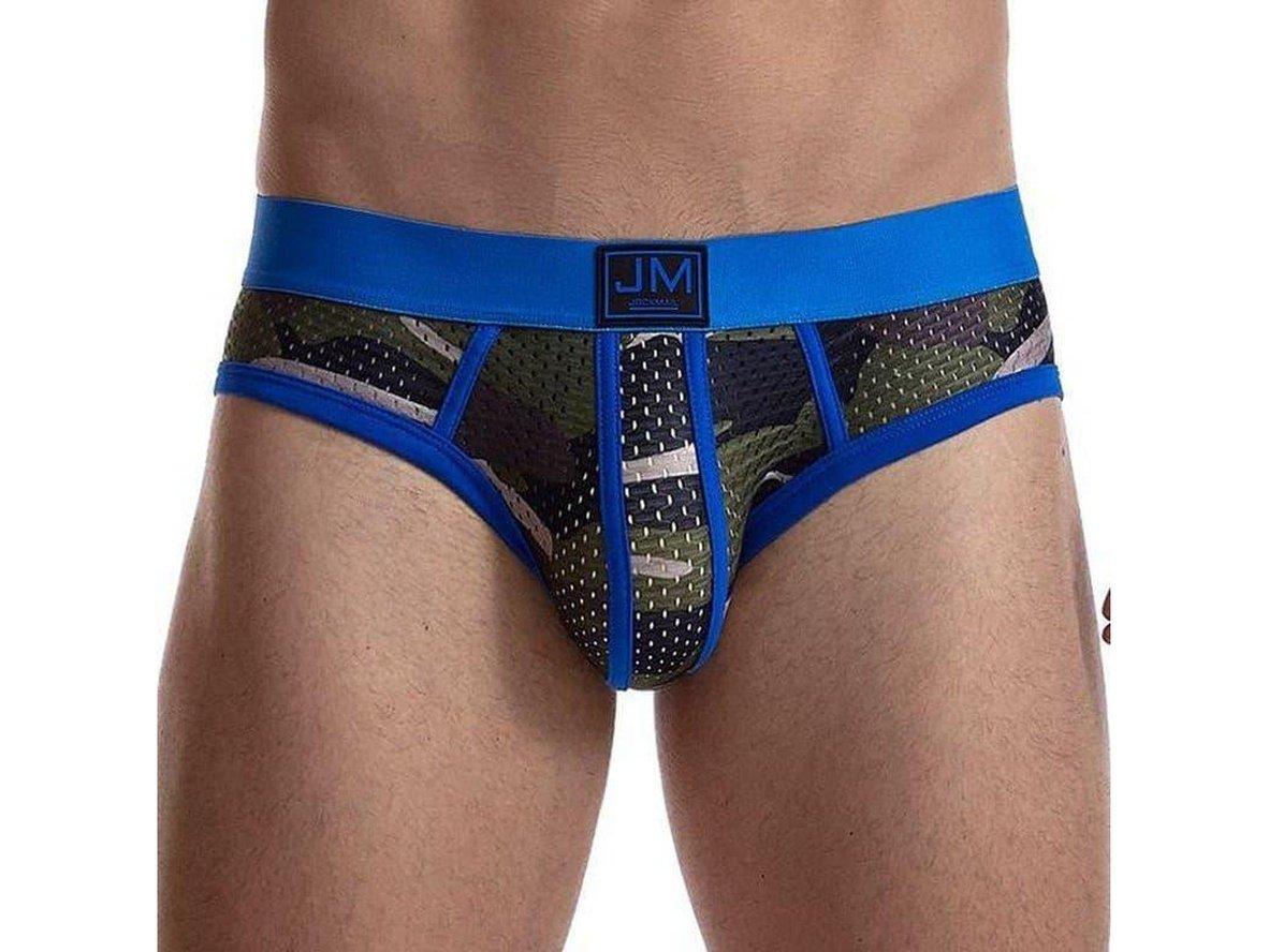 Gay Briefs | JOCKMAIL Underwear Camo Mesh Briefs