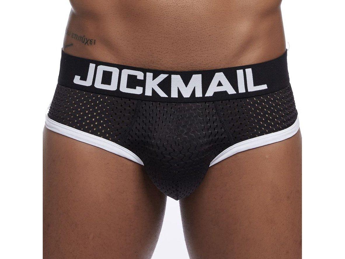 Gay Briefs | JOCKMAIL Underwear Mesh Padded Briefs