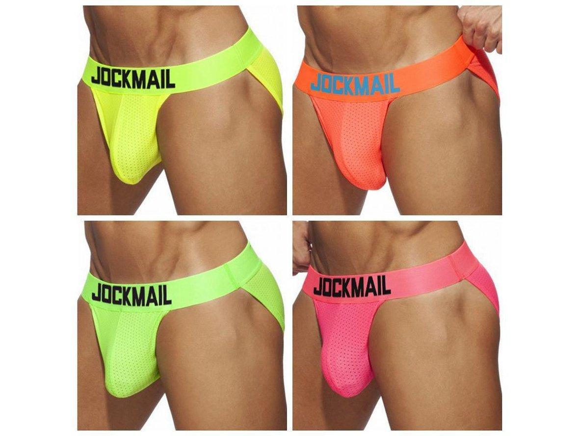 Gay Briefs | JOCKMAIL Underwear Neon Sports Briefs