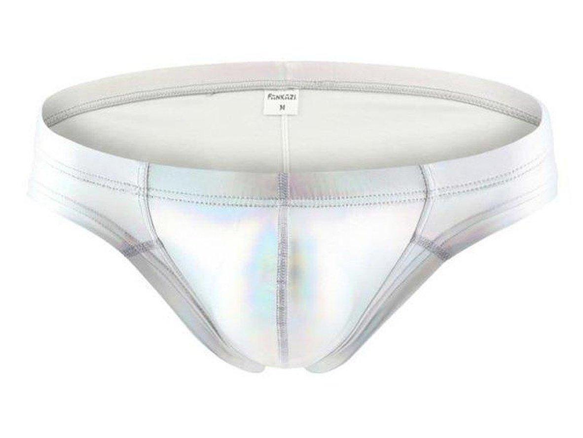 Gay Briefs | Shinny Faux Leather Briefs