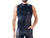 Gay Clubwear | CIOKICX Faux Leather Sleeveless Zip T-Shirt