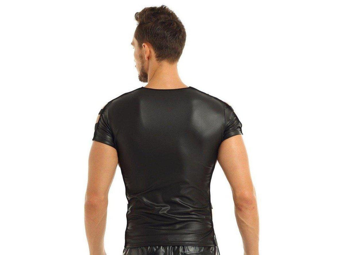Gay Clubwear | Sexy Faux Leather Top