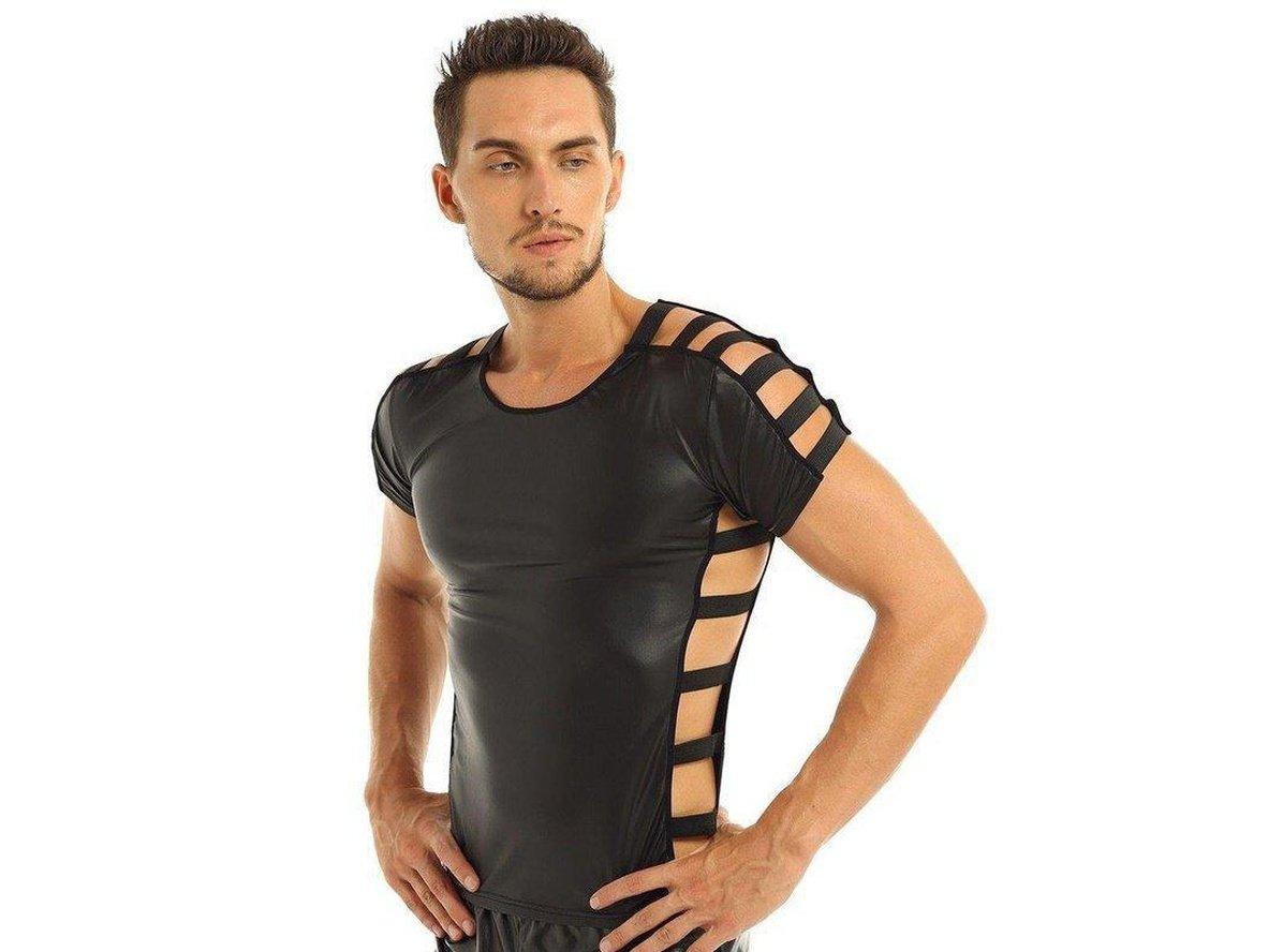 Gay Clubwear | Sexy Faux Leather Top