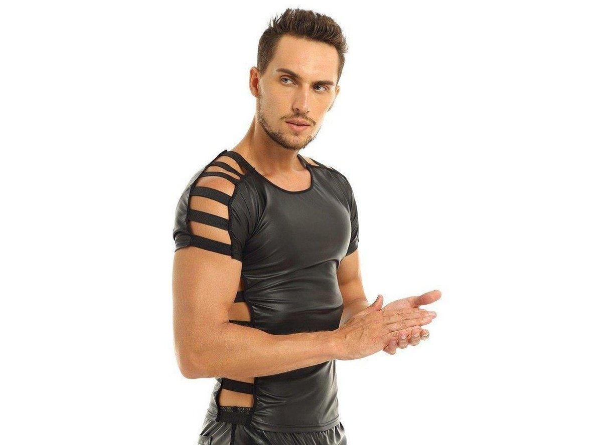 Gay Clubwear | Sexy Faux Leather Top