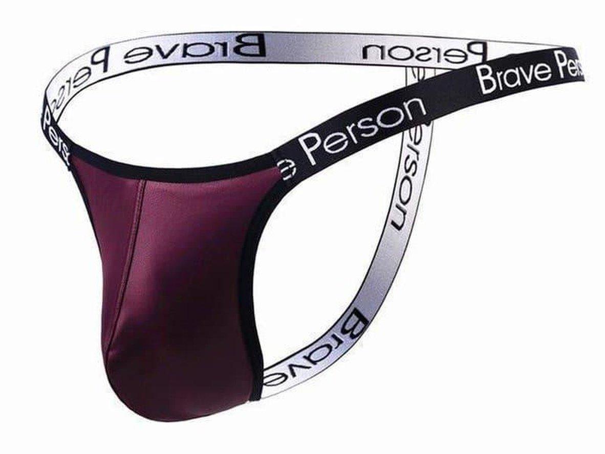 Gay G-Strings | BRAVE PERSON Underwear Faux Leather G-strings