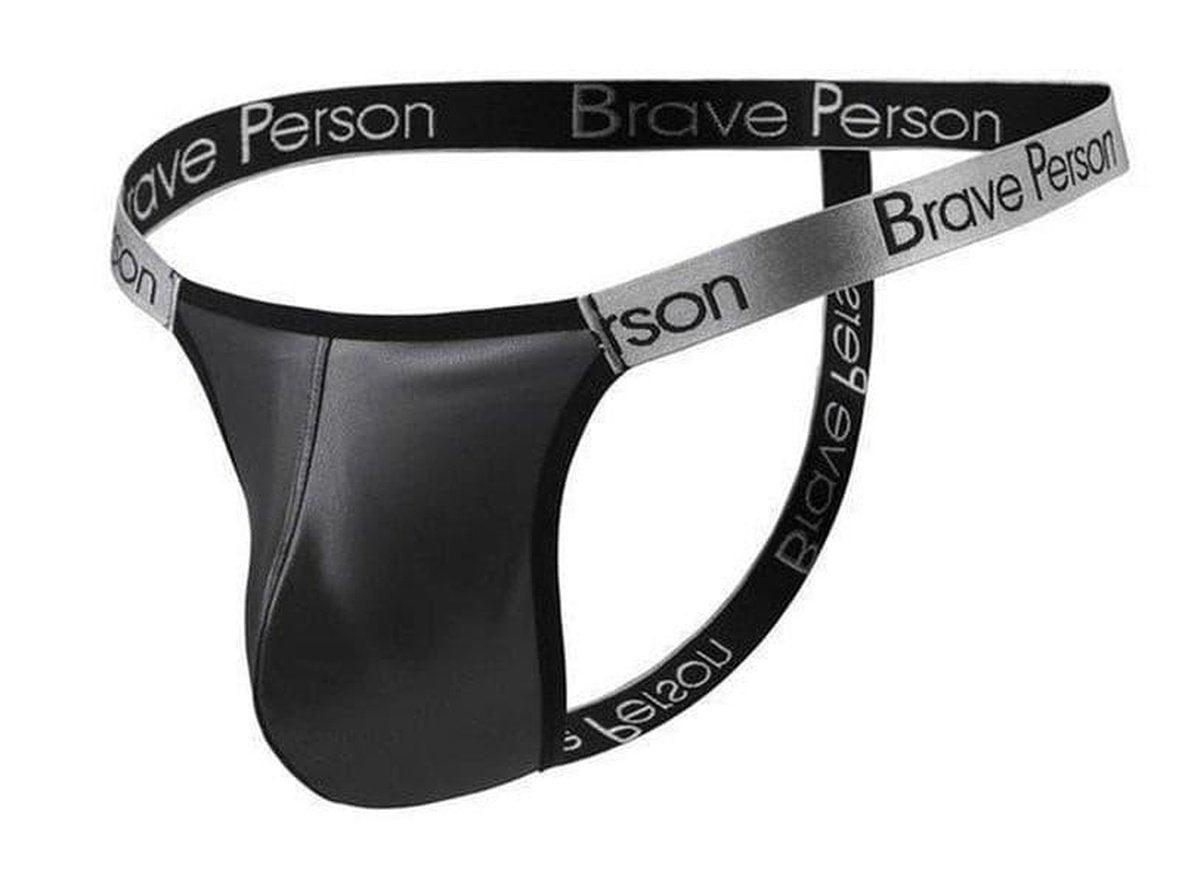 Gay G-Strings | BRAVE PERSON Underwear Faux Leather G-strings