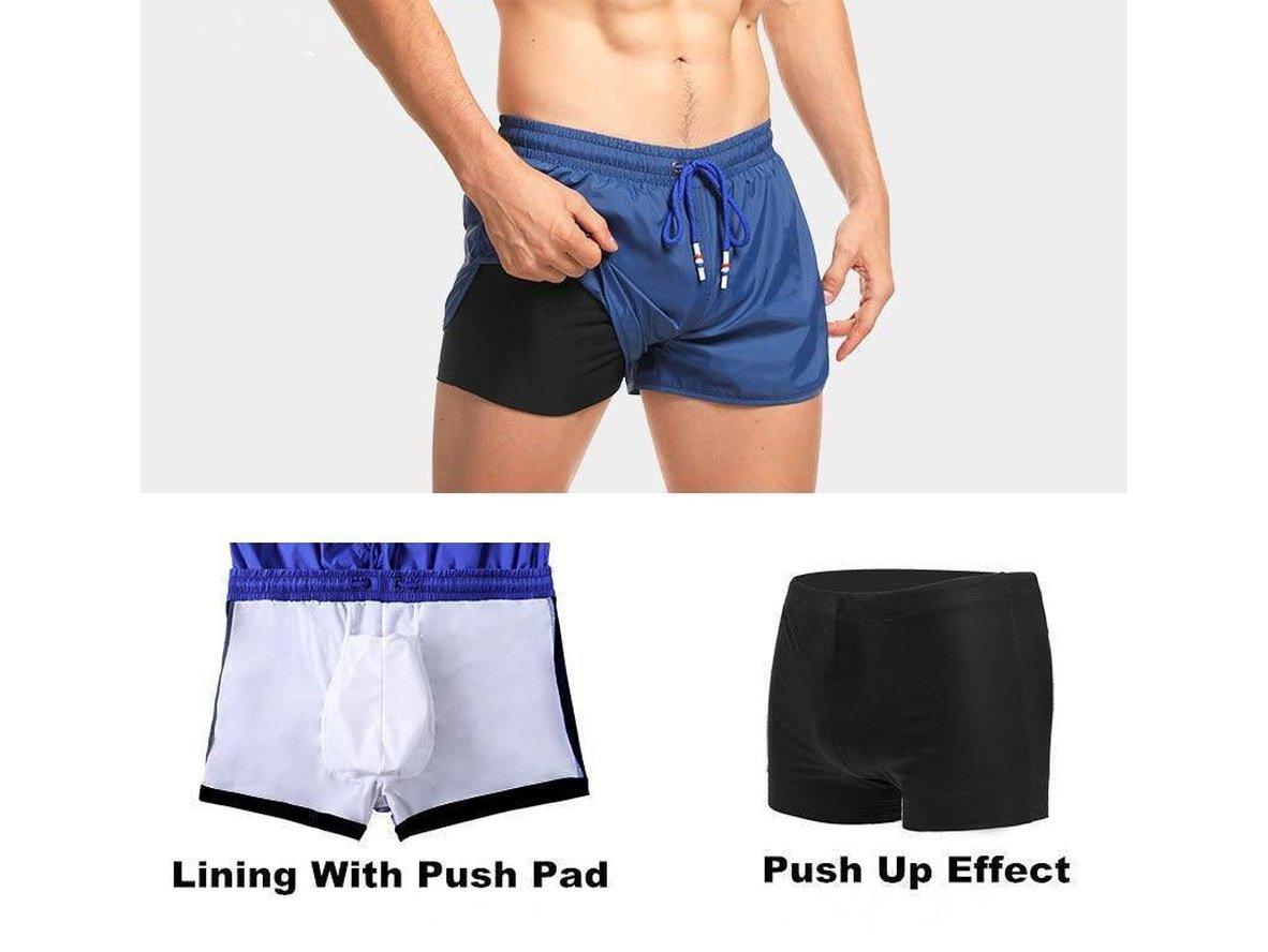 Gay Gym Shorts | Push Up Pad Fitness Shorts