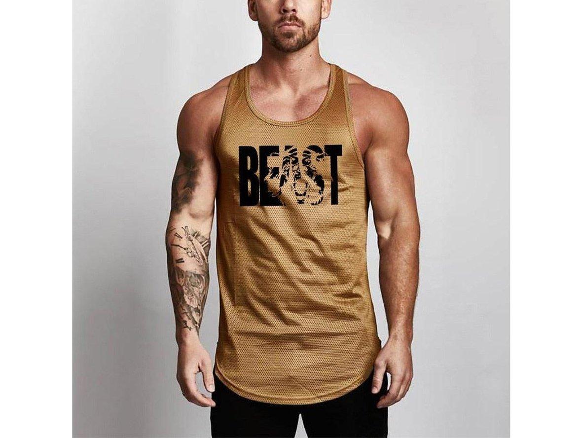 Gay Gym Tank Tops | Bodybuilding Beast Tank Tops