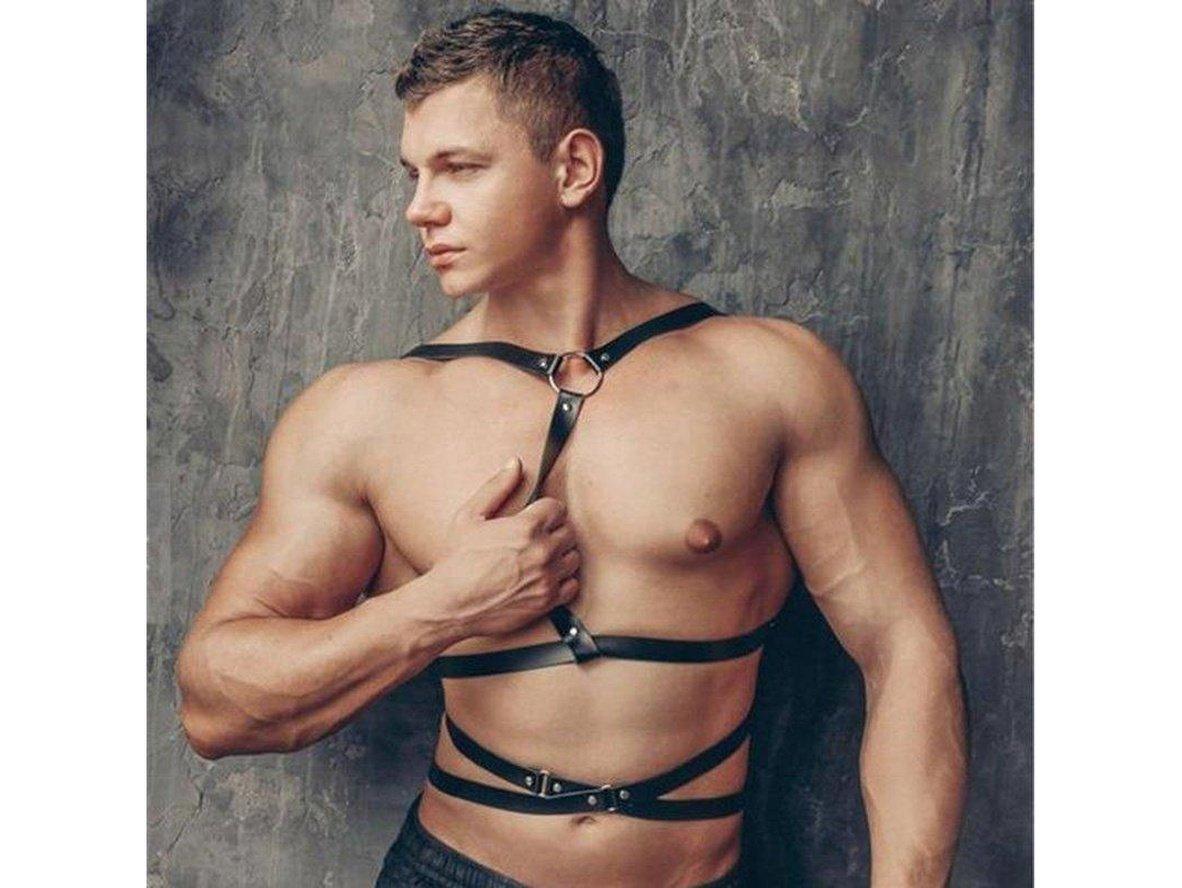 Gay Harness | Center Strap Chest Harness