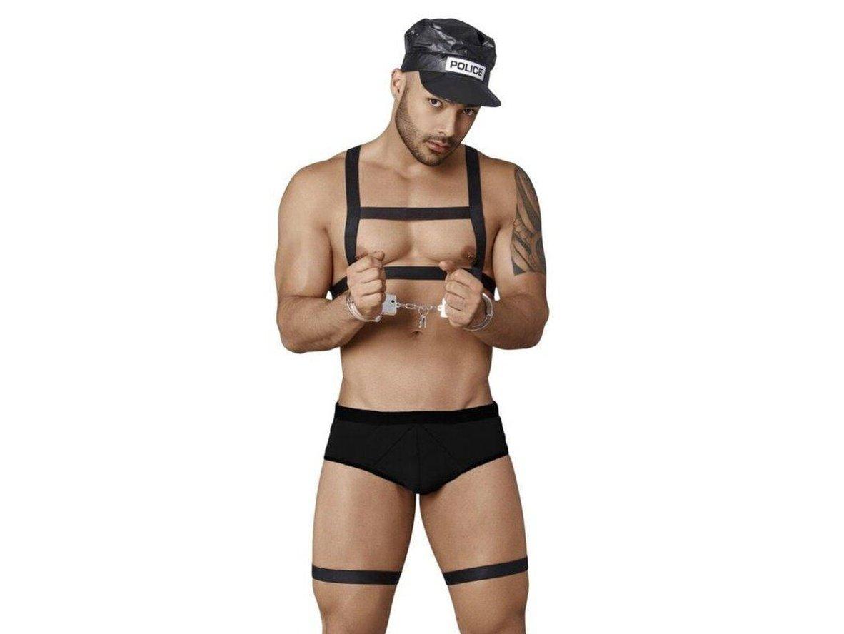 Gay Harness | Chest Harness + Leg Strap Underwear Briefs Lingerie Set