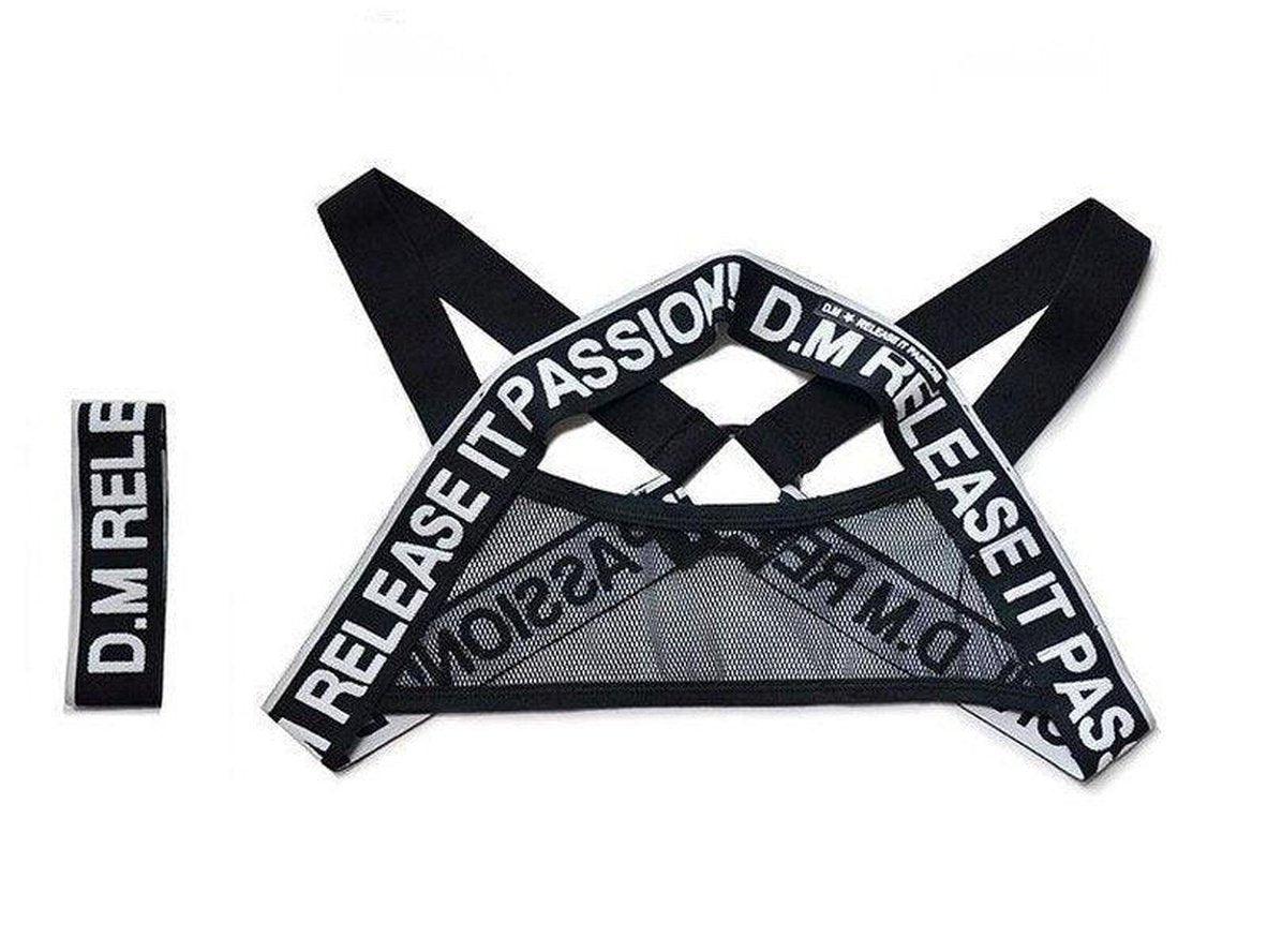 Gay Harness | D.M. Designer Mesh Harness Shoulder Straps