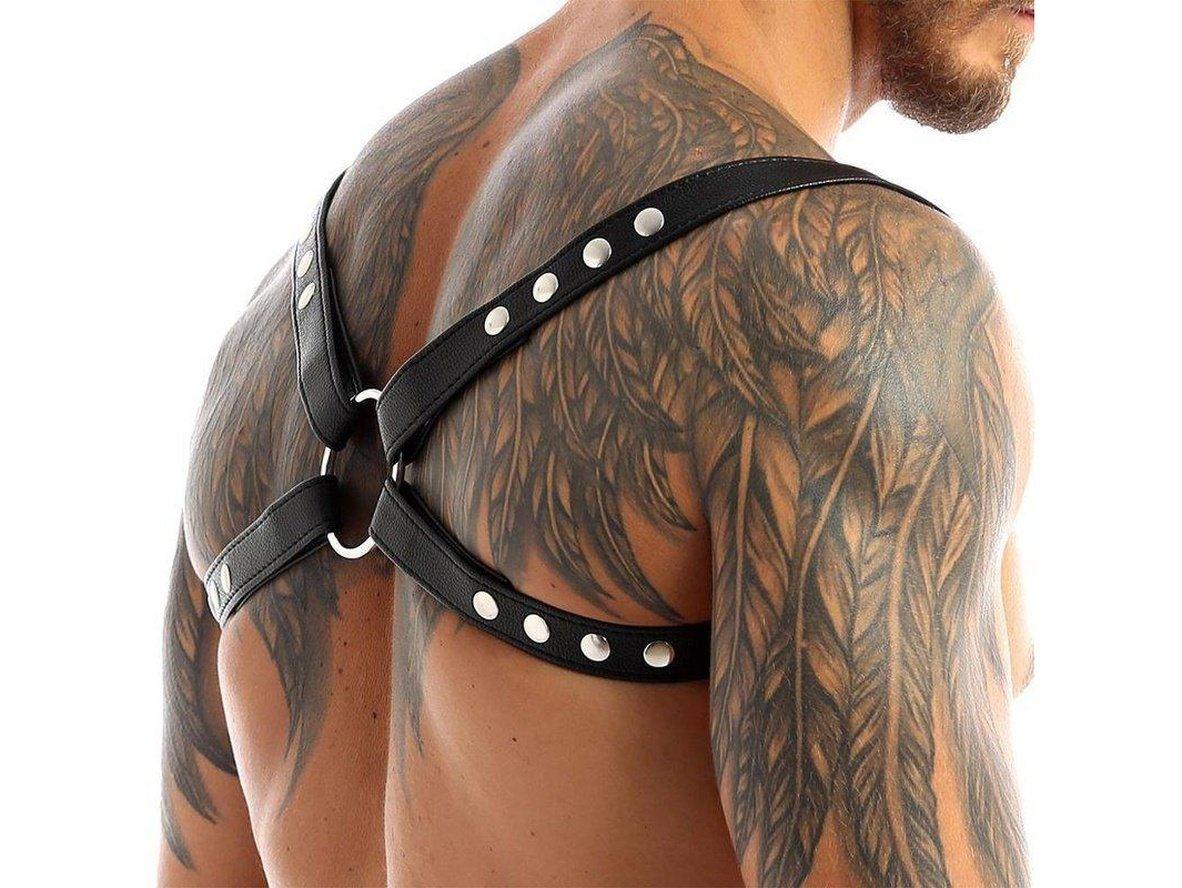 Gay Harness | Faux Leather Adjustable Body Chest Harness