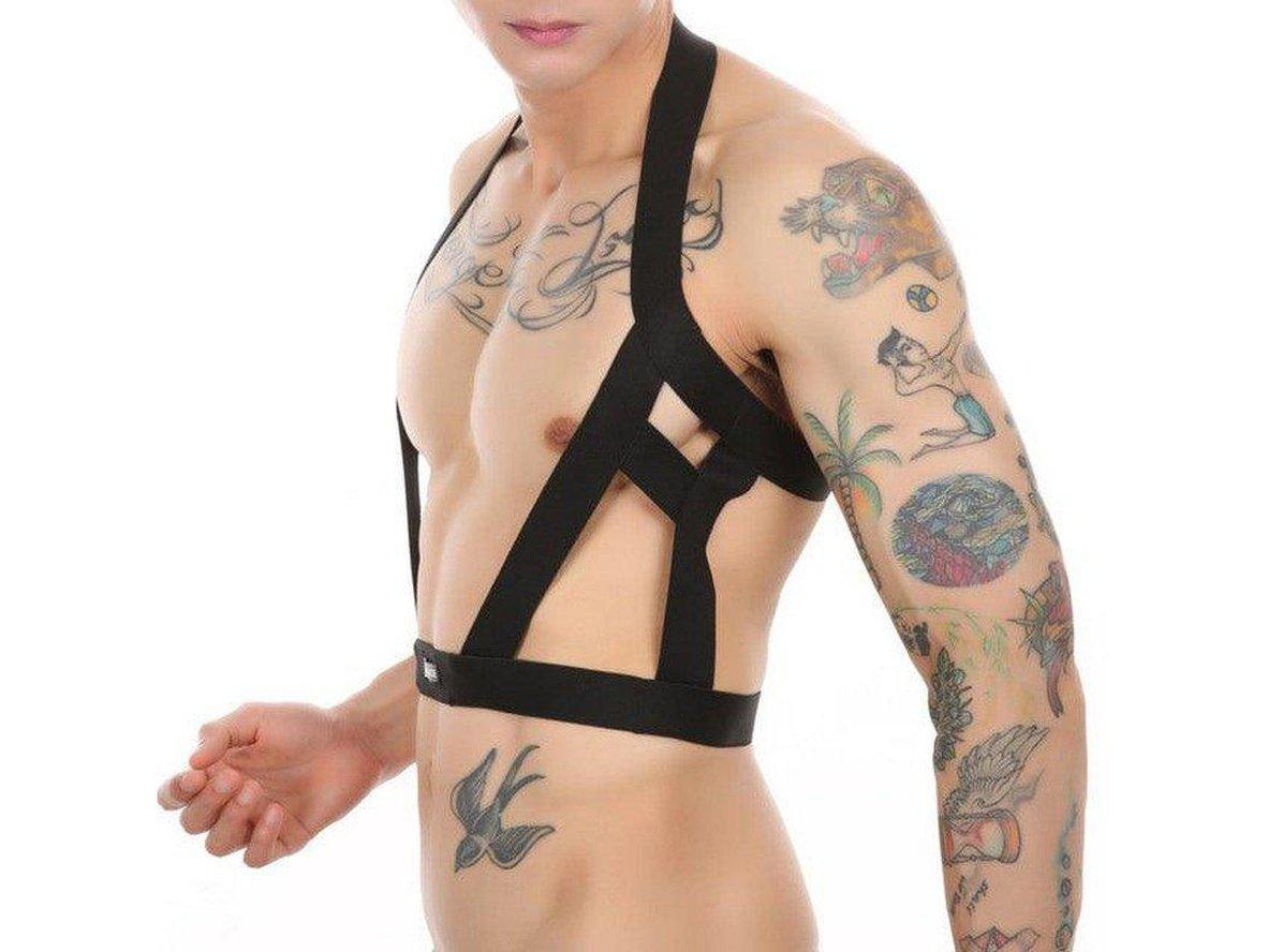 Gay Harness | Hollow Out Shoulder Muscle Harness