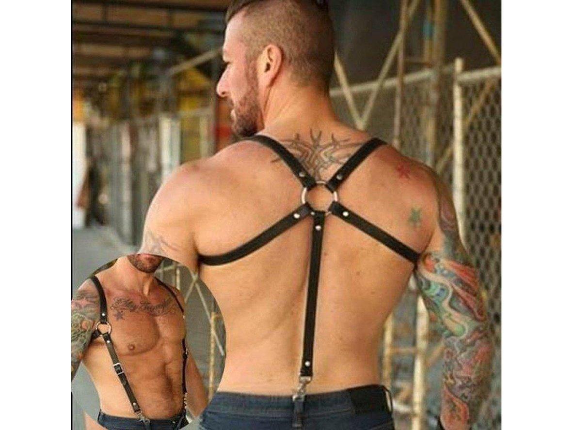 Gay Harness | Muscle Faux Leather Harness