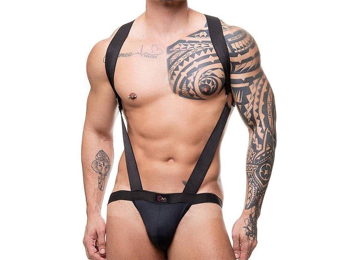 Gay Harnesses | CLEVER-MENMODE Suspender Strap Jockstrap Harness