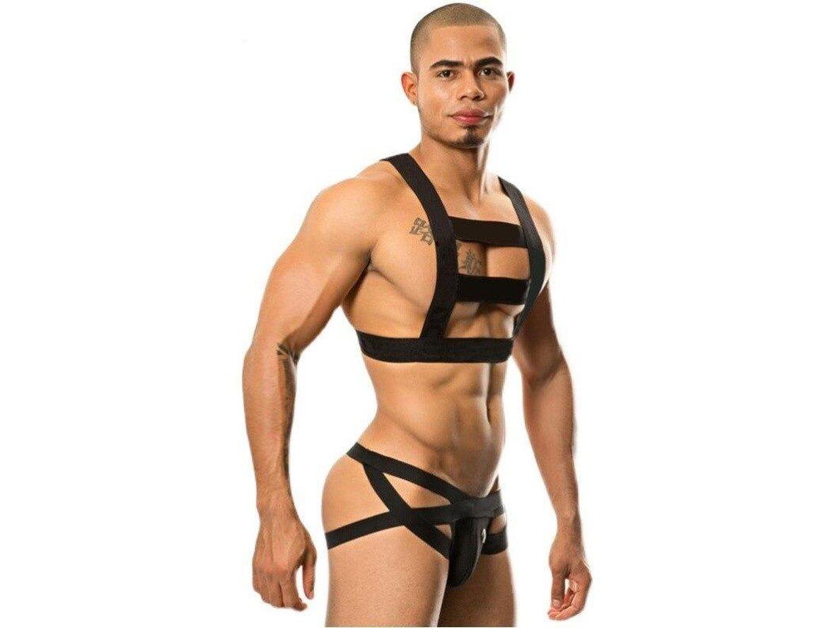 Gay Harnesses | Body Chest Strap Harness + Jockstrap