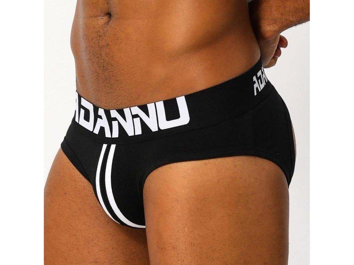 Gay Jock Briefs | ADANNU Underwear Open Butt Jock Briefs