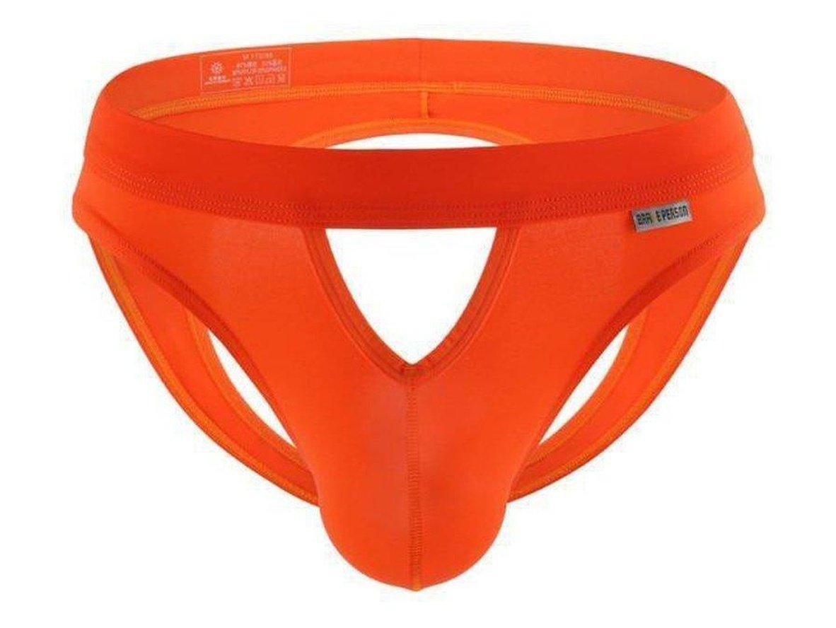 Gay Jock Briefs | BRAVE PERSON Underwear Open Butt Jock Briefs