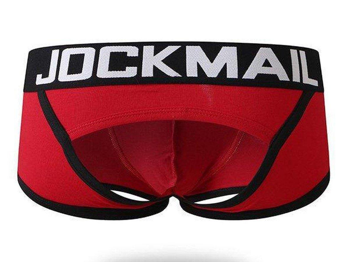 Gay Jock Briefs | JOCKMAIL Underwear Open Butt Boxer Jock Briefs